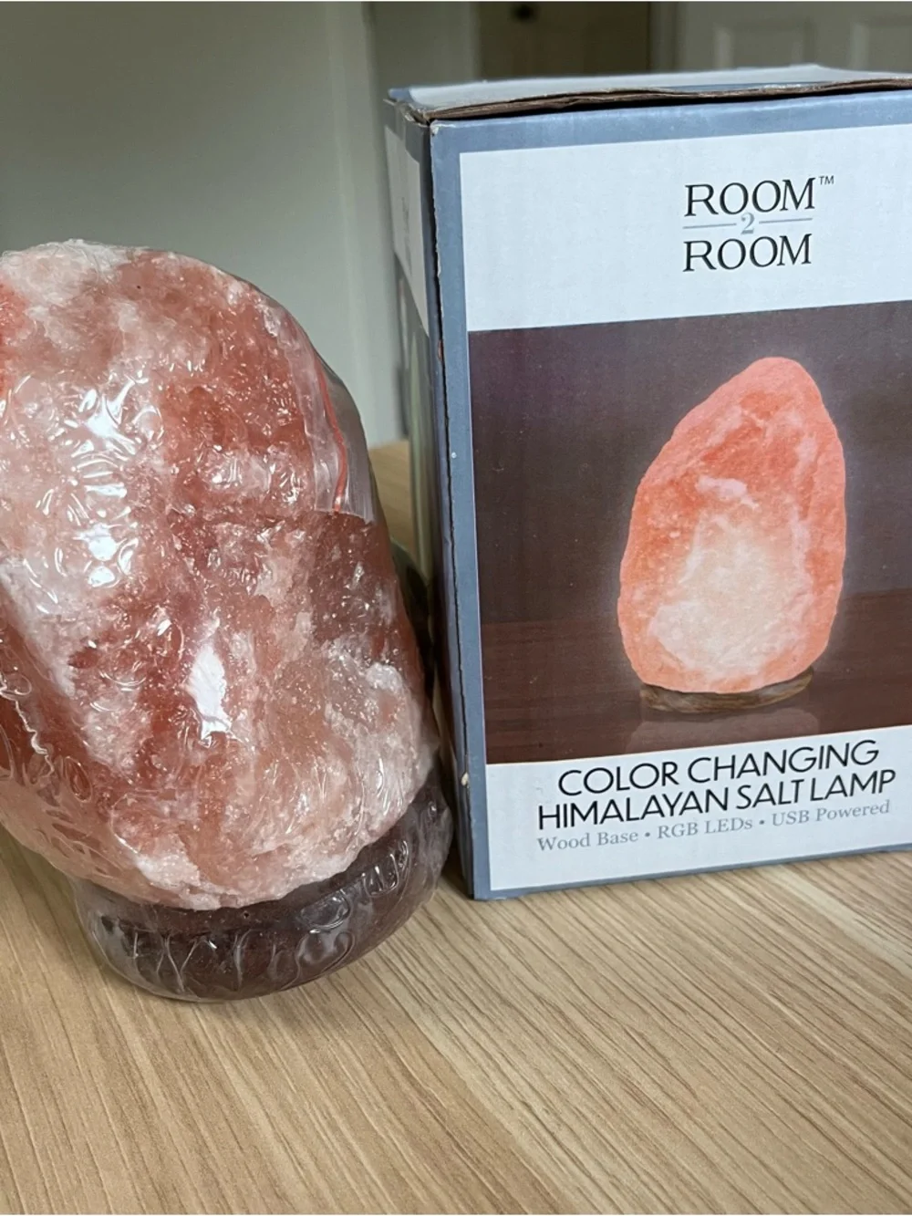 Pink Himalayan Salt Tock Lamp NWT